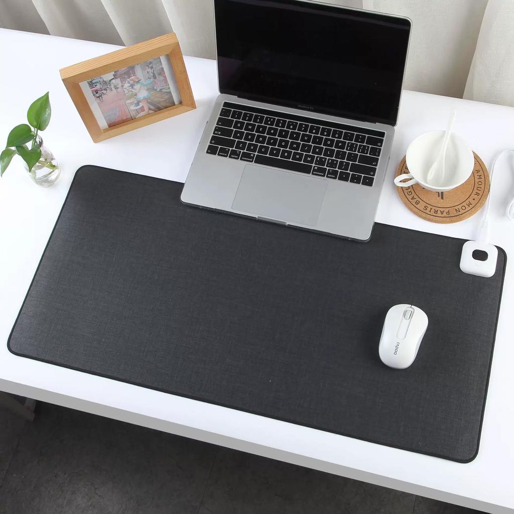 Pure Color Mouse Pad Table Heating Mat Office Electric Heating Desktop Heating Pad Hand Warmer Heattech Student Writing Heating Winter