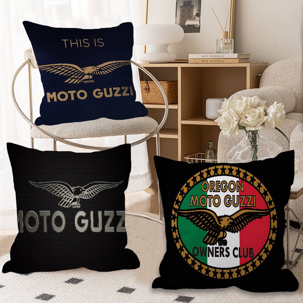 Moto Guzzi Motorcycle Office Cushion Pillowcase Car Cushion Cover45X45Cm Lumbar Pillowcase Sofa Pillowcover