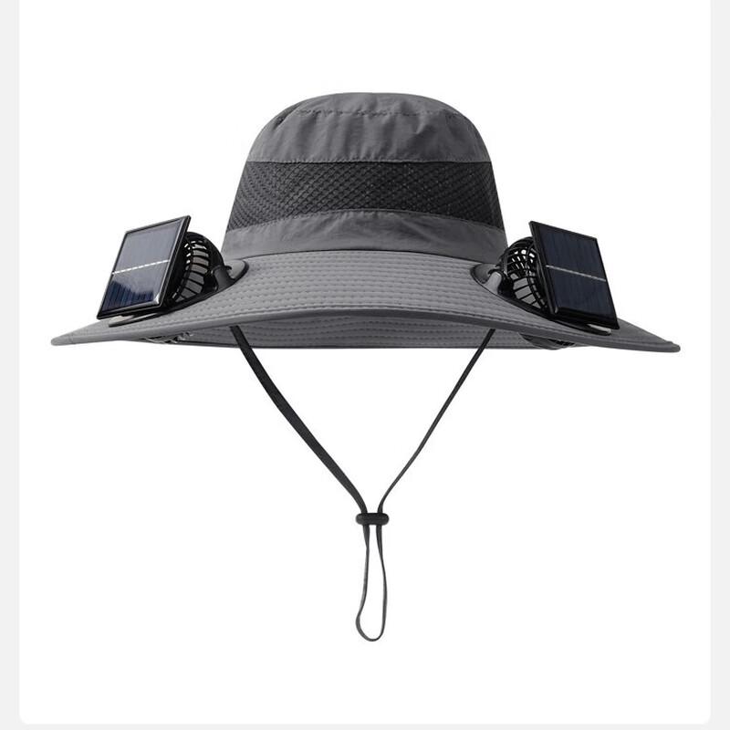 Junbie Solar Powered Dual Fan Hat