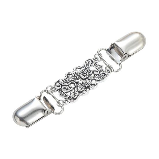 Pullover-Clip Leicht Rostbeständig Gürtel-Korsett Legierung Hemden Fixier-Clip Jacken Strickjacken Schals Zubehör