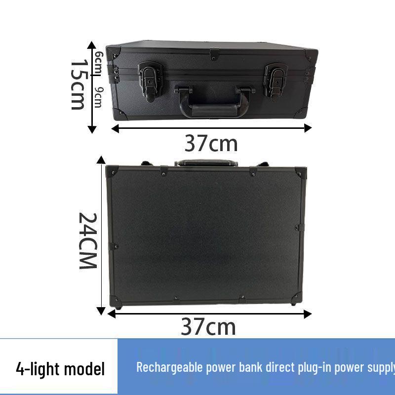 

LED Vanity Makeup Case with Mirror for Professional Touch-ups and Bridal Makeup