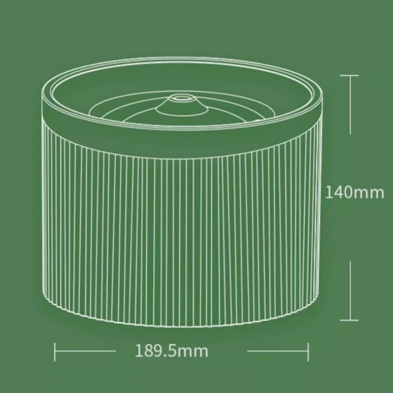 Automatic Cat Water Fountain 2L Large Capacity Dispenser Silent Wireless Cat Automatic Water Dispenser USB Powered Animal Exclusive Pet Products