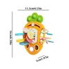 Montessori-Zugschnurspielzeug, süßes Kaninchen, Rettich, sensorisches Babyspielzeug, Beißringe, Entwicklungsspielzeug für die Feinmotorik, Babygeschenke