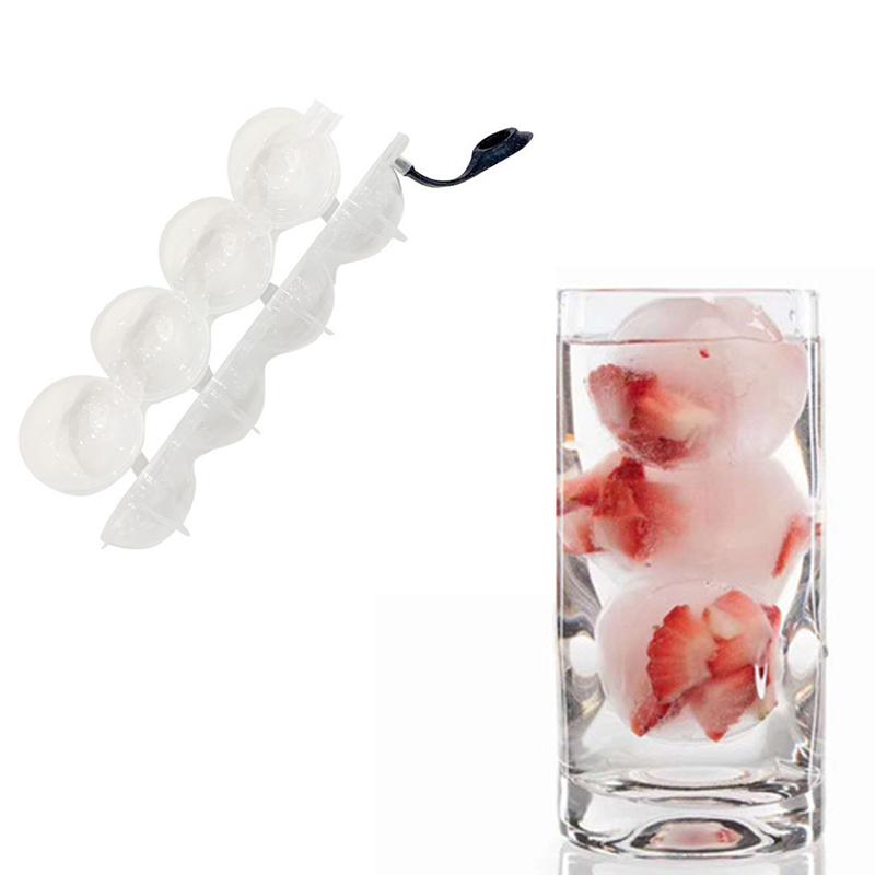 New Ice Hockey Ice Box Molds Sphere Round Ball Ice Cube Makers Bar Party Kitchen Whiskey Cocktail DIY Ice Cream Moulds Ice Mould 6