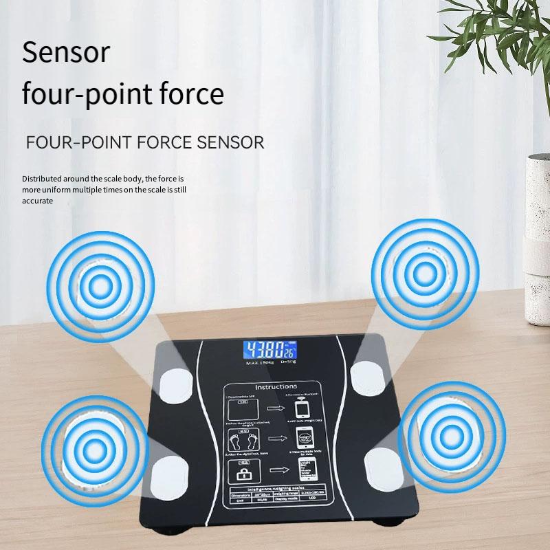 Smart Mode Bluetooth Connected Weight Scale for Accurate Calculation Professional Fitness Management Fat Loss Electronic Scale