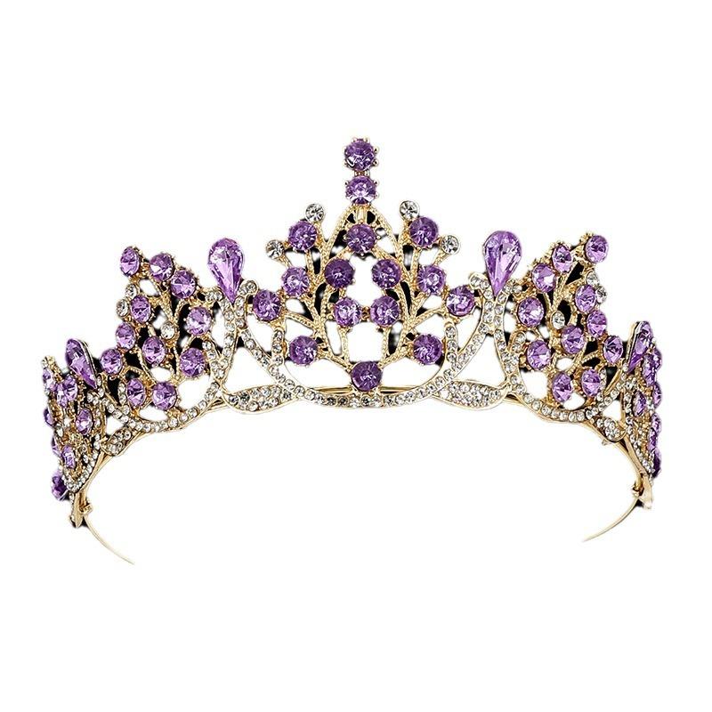 Rhinestone Bridal Jewelry Wedding Dress Accessories Fashion Headband Tiara Princess Style Crown Birthday Crown