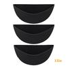 Felt Half Round Wall Hanging Basket Liners 3 Pack For Box Style Planters Fence Baskets And Wire Hanging Holders
