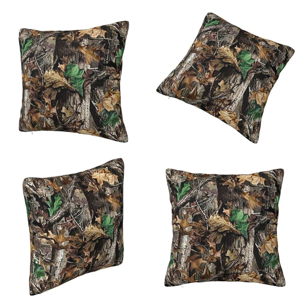 Real Tree Camouflage Square Pillowcase Cushion Cover Pillow Case Throw Pillow Cover For Home Sofa Living Room