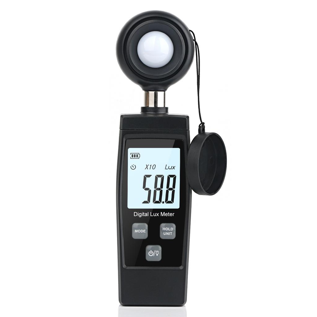 Light Meter Handheld Lux Meter for Ambient Light Intensity Monitoring Digital Photometer Range Up To 200,000 Lux Photo