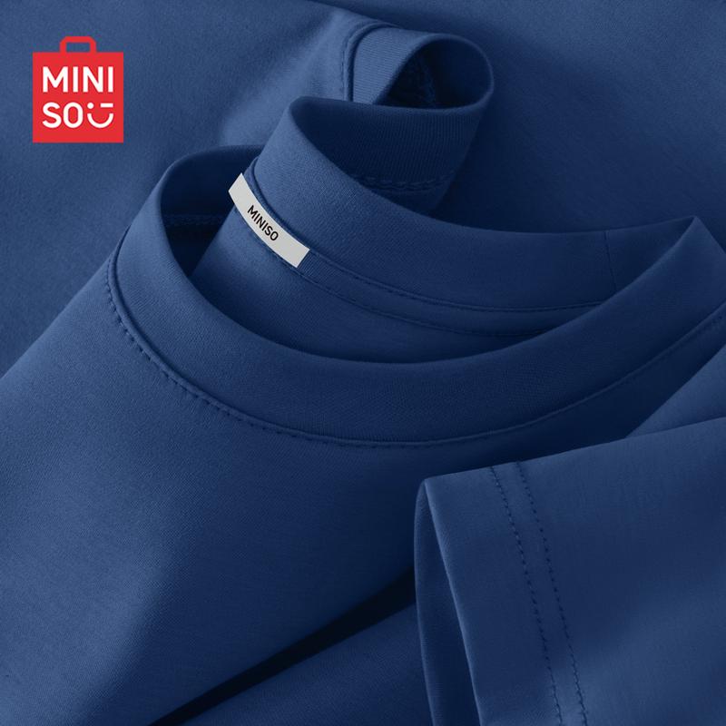 MINISO Men's Ice Silk Quick-Dry Short Sleeve T-Shirt