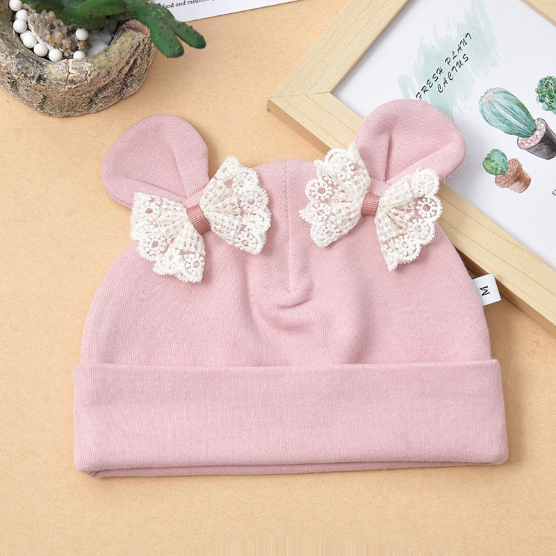 Adorable All-Season Cotton Baby Hat for Newborns - Warm and Protective for Autumn/Winter