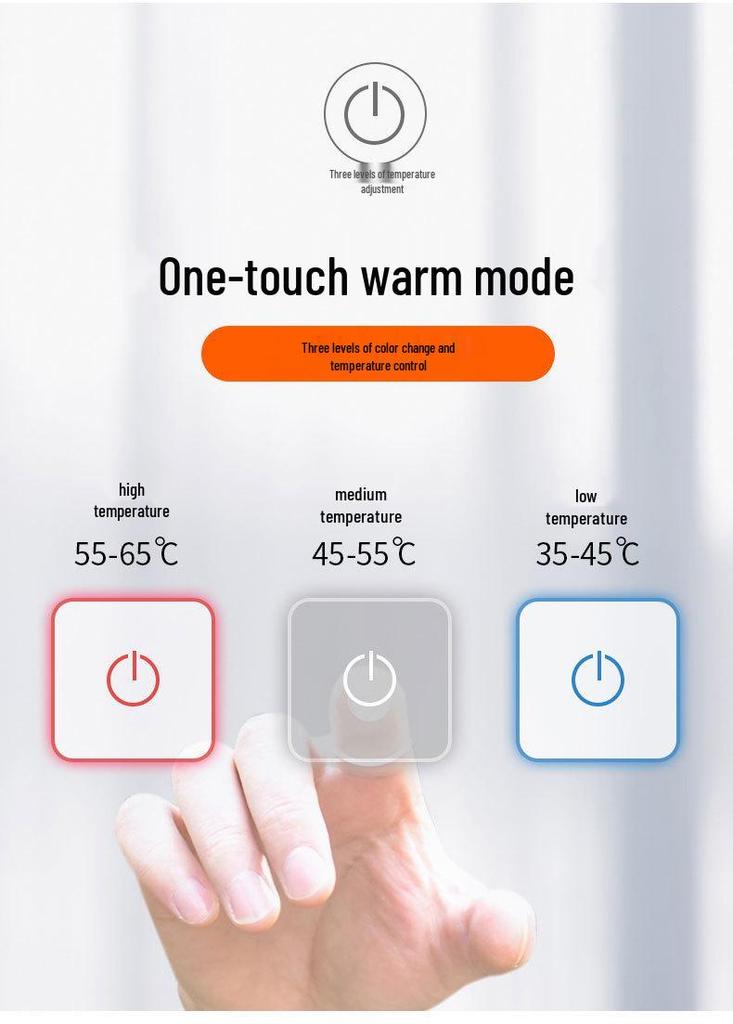 Smart Heated Vest - USB Charged Graphene Heating with Constant Temperature Cotton Gilet