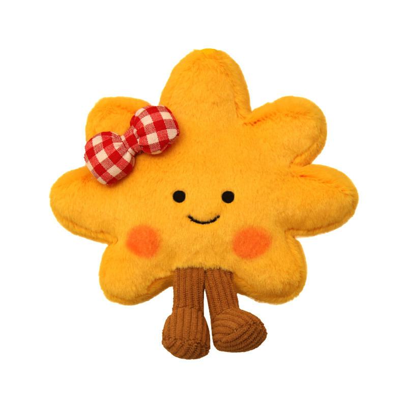 Kreatives Blumenförmiges Plüschtier-Anhänger Aus Kurzem Plüschmaterial Für Geschenk Und Dekoration