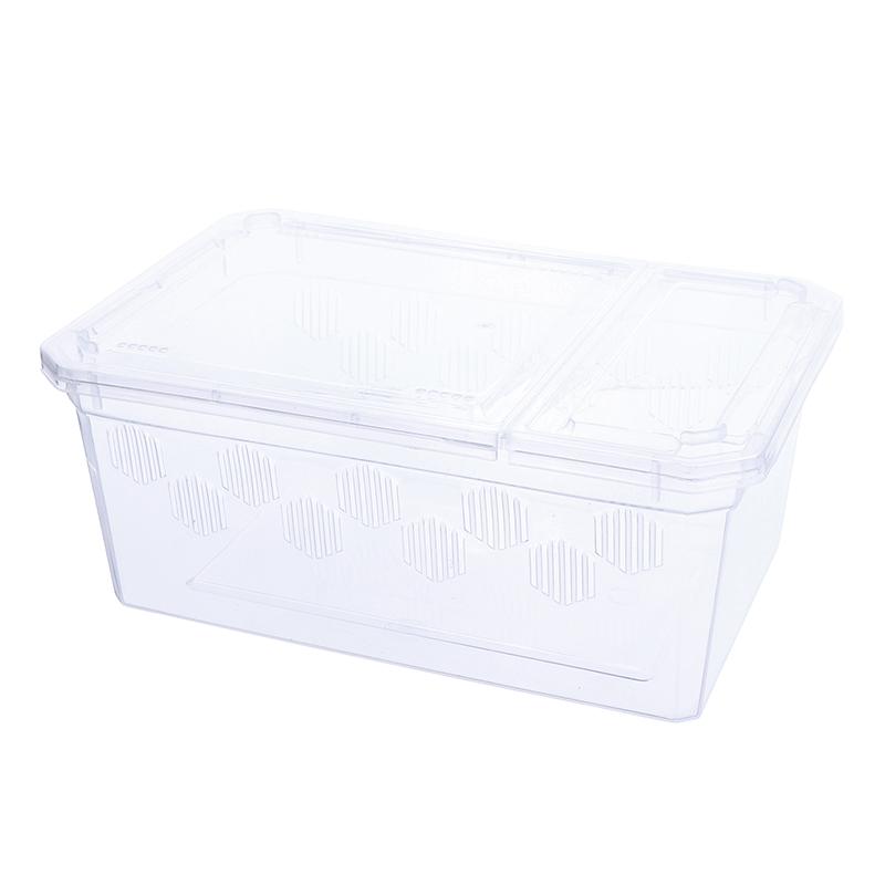 Reptile Tank Insect Spiders Tortoise Lizard Plastic Transparent Reptile Breeding Box Vivarium With Balcony Feeding Supplies