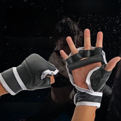 Half Finger Boxing Gloves for Adult Combat Training Sports Fitness Boxing Gloves Finger Sandbag Combat Sanda Glovs Men Women