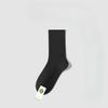 Female Spring and Autumn Pure Cotton Deodorant Boneless Moon Son Tube Stack Socks