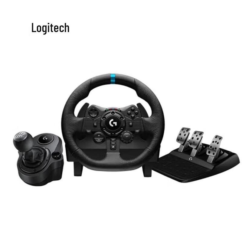 

Logitech G923 Force Feedback Racing Wheel with Pedals and Shifter