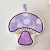 Adorable Mushroom House Wall-Mounted Coral Fleece Hand Towel for Bathroom or Kitchen - Soft and Absorbent