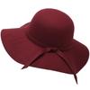 Cappelli a tesa larga stile vintage Cappelli bombati a tesa larga in feltro Cappello a secchiello alla moda Abbigliamento casual