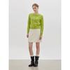 Satin Strap Jacquard Mini Skirt C262msd035