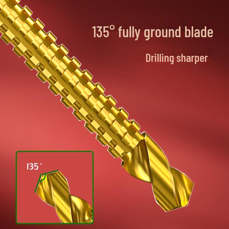 Tiangong Hexagonal Serrated Twist Drill for Wood and Aluminum Cutting
