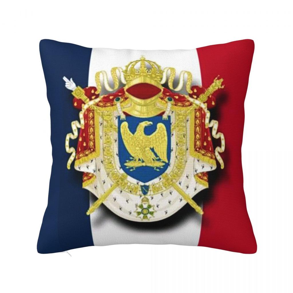 Napoleonic French 85th Regimental Flag  Square Pillowcase Cushion Cover Pillow Case Throw Pillow Cover for Home Bedroom Car