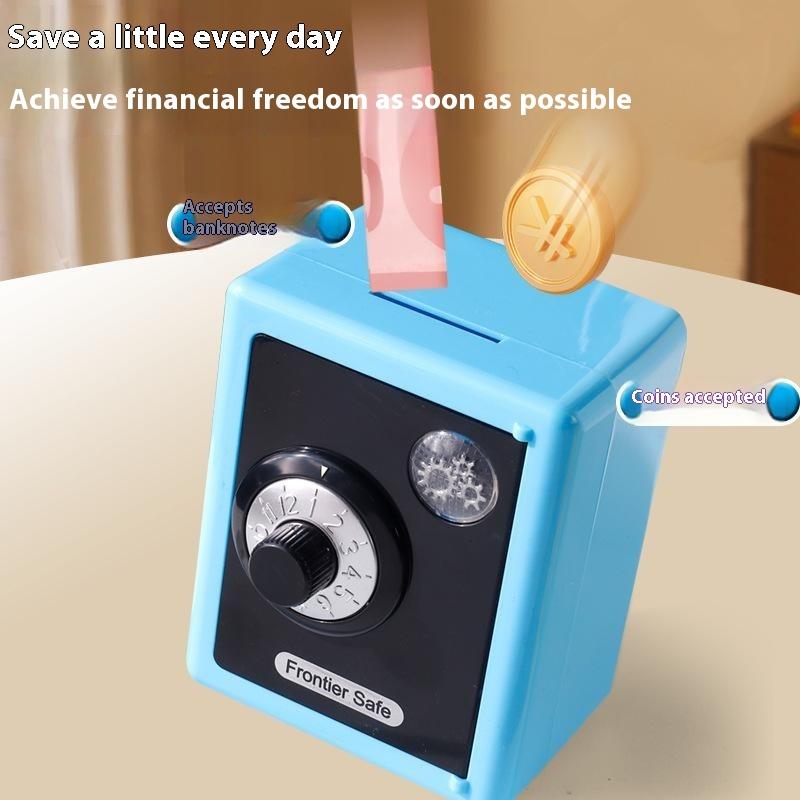 Mini Atm Money Box Creative Piggy Bank Password Digital Coins Cash Deposit Children Security Saving Safe Box Best New Year Gift