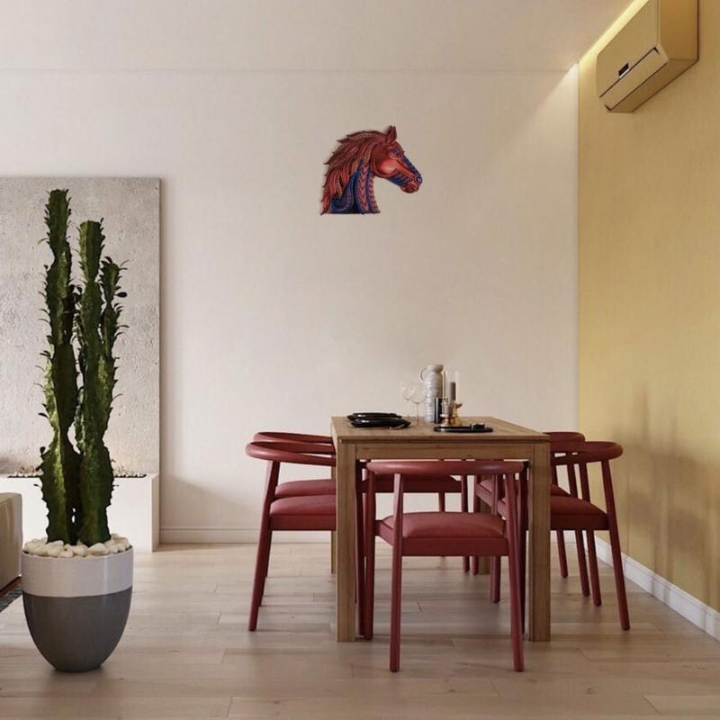 Durable Silicone Mold for Creating Horse Themed Wall Decor Great for Handmade Crafts and Artistic Crafts Wall Decoration