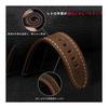 Watch Strap Leather Smart Watch Strap Watch Band Genuine Leather Strap 20mm 22mm 24mm Waterproof Silver Black Buckle Leather with Tools Quick Release