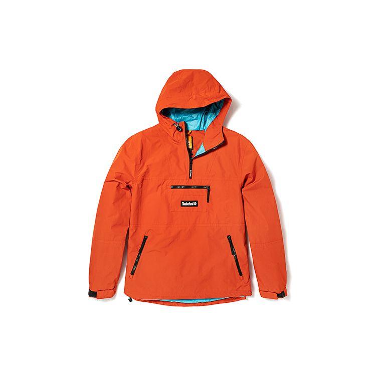 Timberland Outdoor Casual Half-Zip Hooded Jacket Men jackets Burnt-Umber A5ZZ1-CL7 L