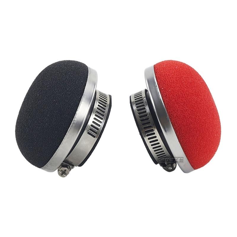 Motorcycle Engine Air Filter 35mm/38mm/40mm/42mm Motocross Modification Accessories High Flow Sponge Air Intake Filter