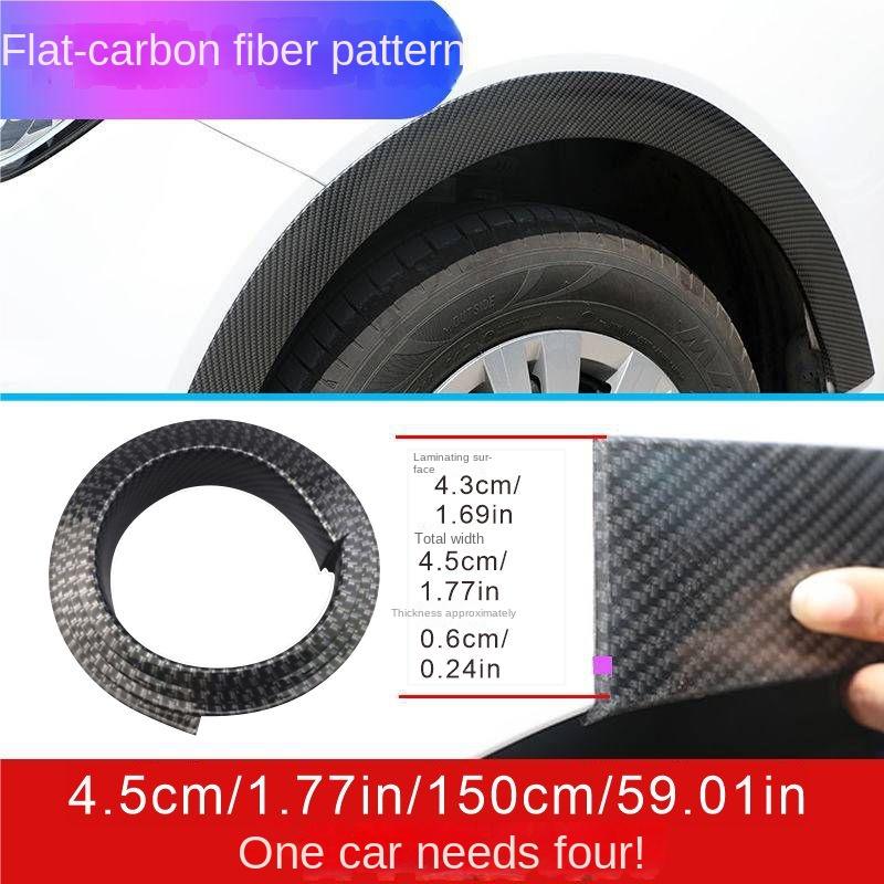 Universal Fender Flares Car Wheel Arches Wing Expander Arch Eyebrow Anti-collision Strips Mudguard Lip Protect Cover Accessories