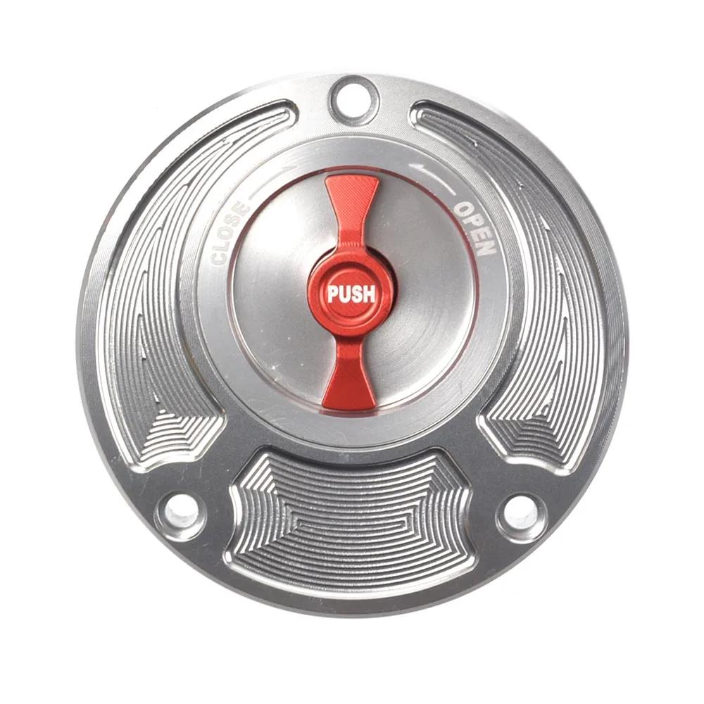 For Yamaha YZF R6 all years Fuel Gas Tank Cap Cover CNC Aluminum Keyless Motorcycle Accessories 6 Colors