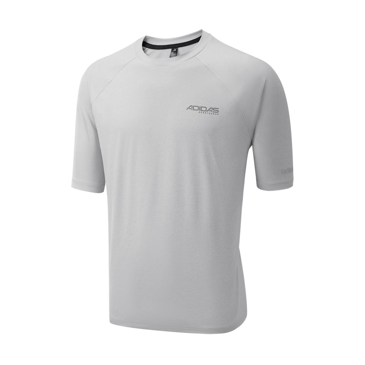 

Мужская футболка с коротким рукавом Adidas Dry с круглым вырезом, топ KQ5303 S