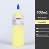 500ml Čtvercová láhev Akrylová barva pro dětské graffiti, Malování sádrových panenek a Omalovánky pro mateřskou školu