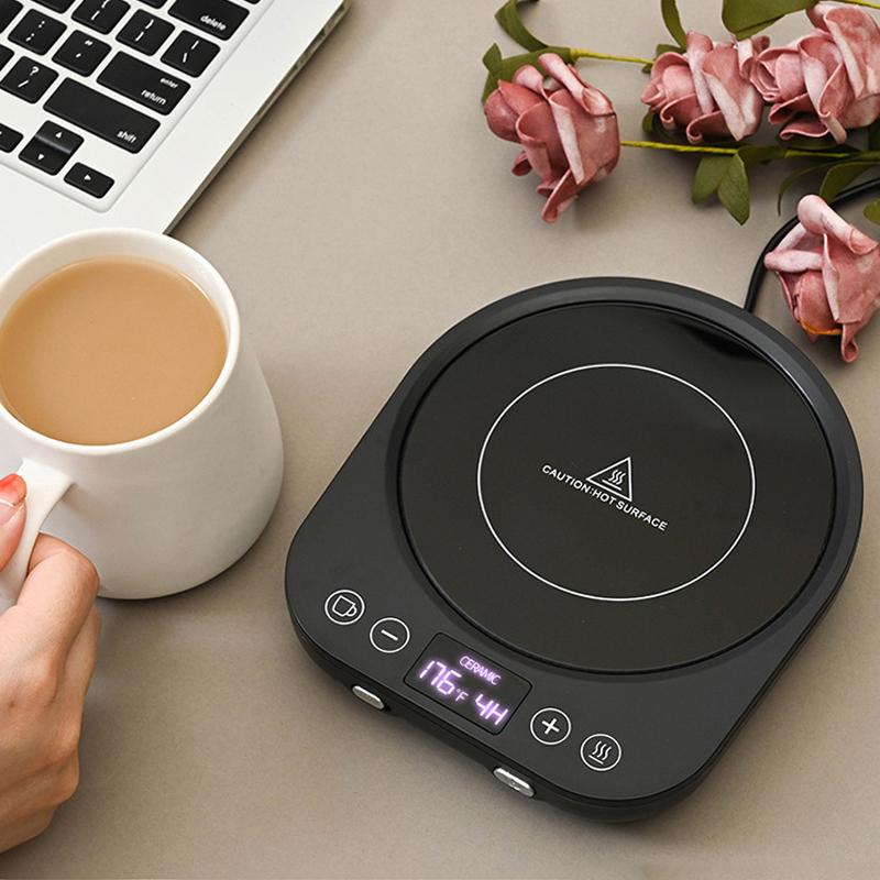 110V/220V Mug Timing Cup Tea Makers Heating Pad Warmer Coaster Electric Hot Plate Coffee Heater 36W