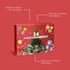 Weihnachts-Adventskalender 2025 24 Tage Hüpfbälle Spielzeug Kinder Feiertags-Countdown-Box Stressabbau Weihnachtsgeschenk für Jungen Mädchen