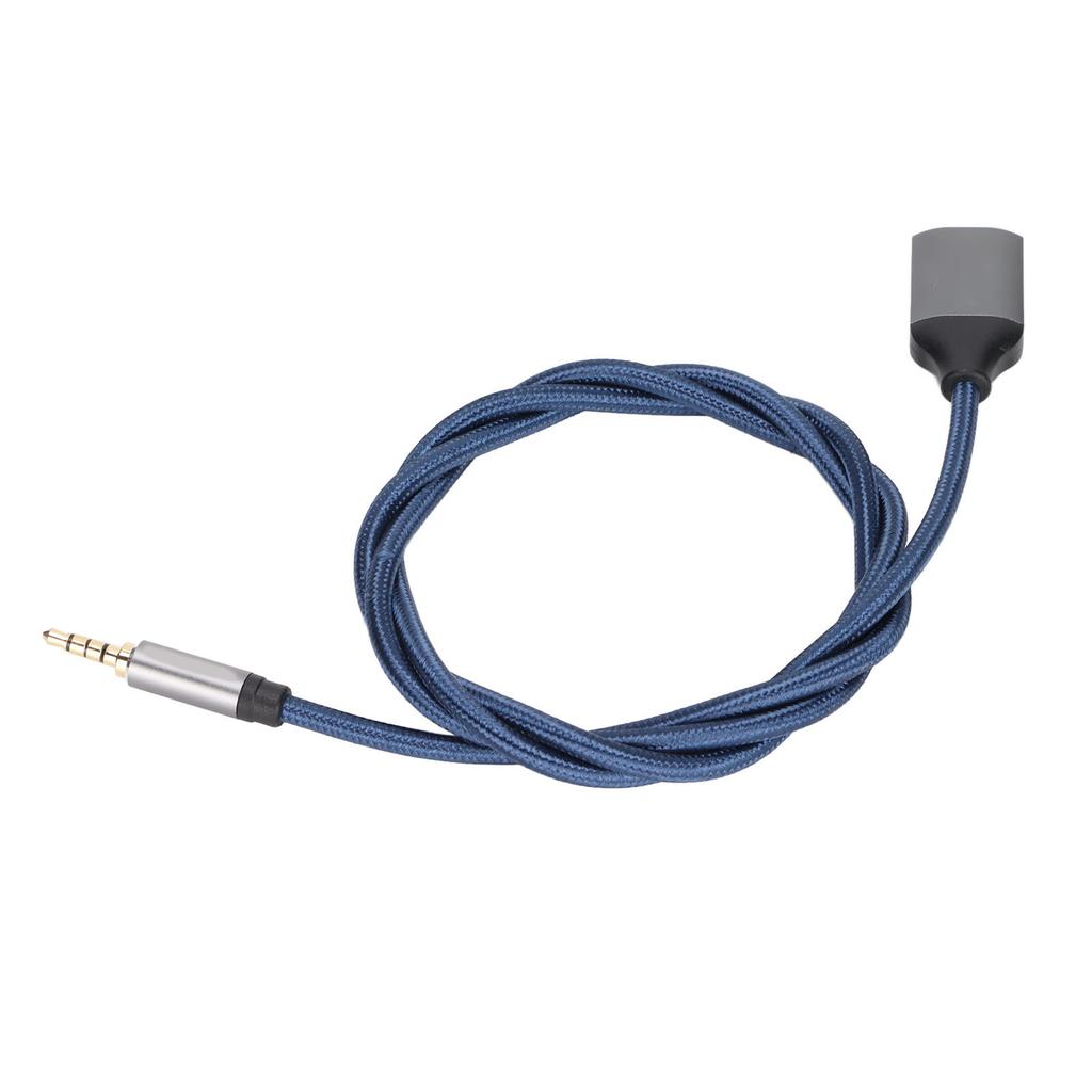 Headset Adapter 3.5mm Aux Stereo Audio 1 Male to 2 Female Audio Microphone Plugs Headset Splitter for Computer