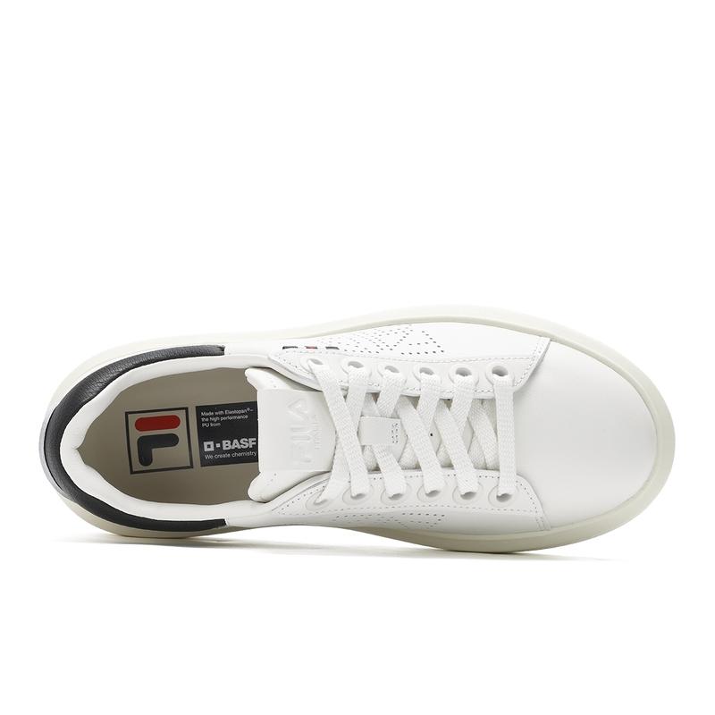 Fila Heritage Sneakers Retro Series Comfortable Versatile Durable Low-Top Running Shoes Women Sneakers White Black F12W442101FWB