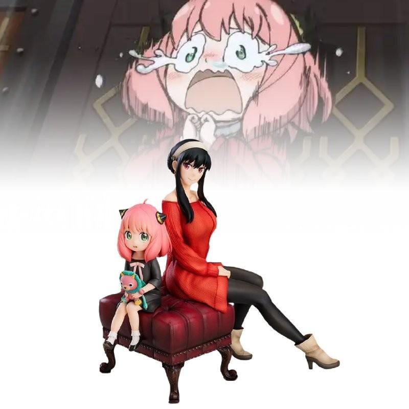 Eye Catching Anya And Yor Spy Family Figure Delightful 15cm Pvc Home Decor Piece