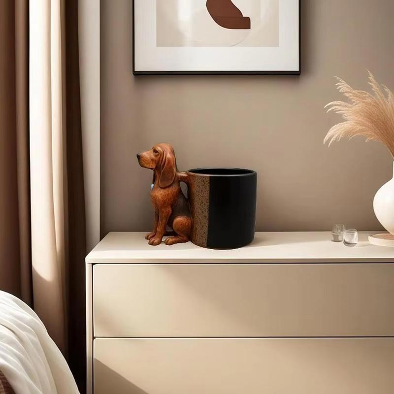 Handmade Dachshund Mug Cute 3D Dachnut Handle Coffee Cup Unique Dog Coffee Mugs Gift For Dogs Owner And Pet Lover Collection