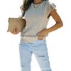 2026 Spring/Summer Women's Sleeveless Lace Pullover: European & American Solid Color Round Neck Top