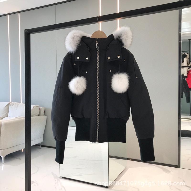Giacca piumino d'oca versione alta giacca Q bomber da uomo e donna canadese