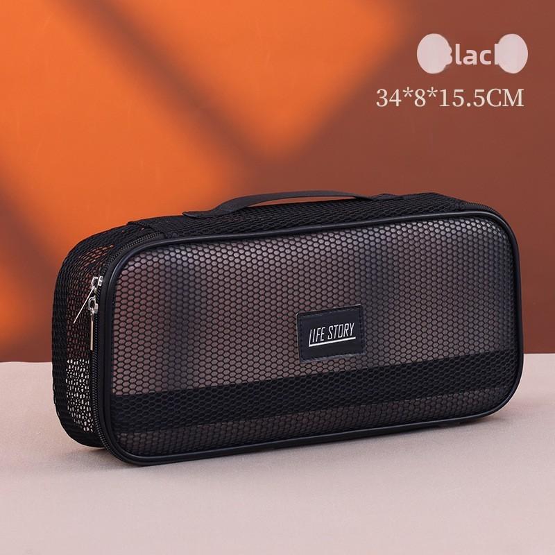 Modern Mesh Travel Storage Bag For Bathroom And Bedroom With Large Capacity