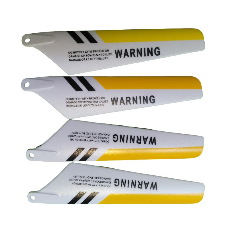 4Pcs Spare Main Fan Blades For Helicopter Rotor Rc Syma S107 Diy Accessories Kid Gift