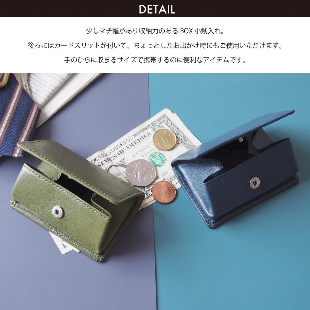 Tochigi Leather Men's Wallet with Coin Purse, Genuine Leather, Made in Japan, TGZ-3356 (Green)