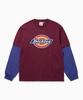 Big Tree Logo Layered Long Sleeve Burgundy