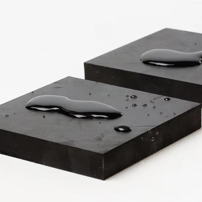 Black Industry Rubber Block Elastic Anti Slip Damping Gasket Shockproof Pad Insulation Wear-Resistant Plate Thickness 10mm~50mm