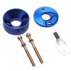 15mm 40-5 Luftfilter-Adapterplatten-Kit Passend für 2-Takt 43cc 47cc 49cc Rasentrimmer, Stand-Up-Scooter, Pitbike-Mini-Bike