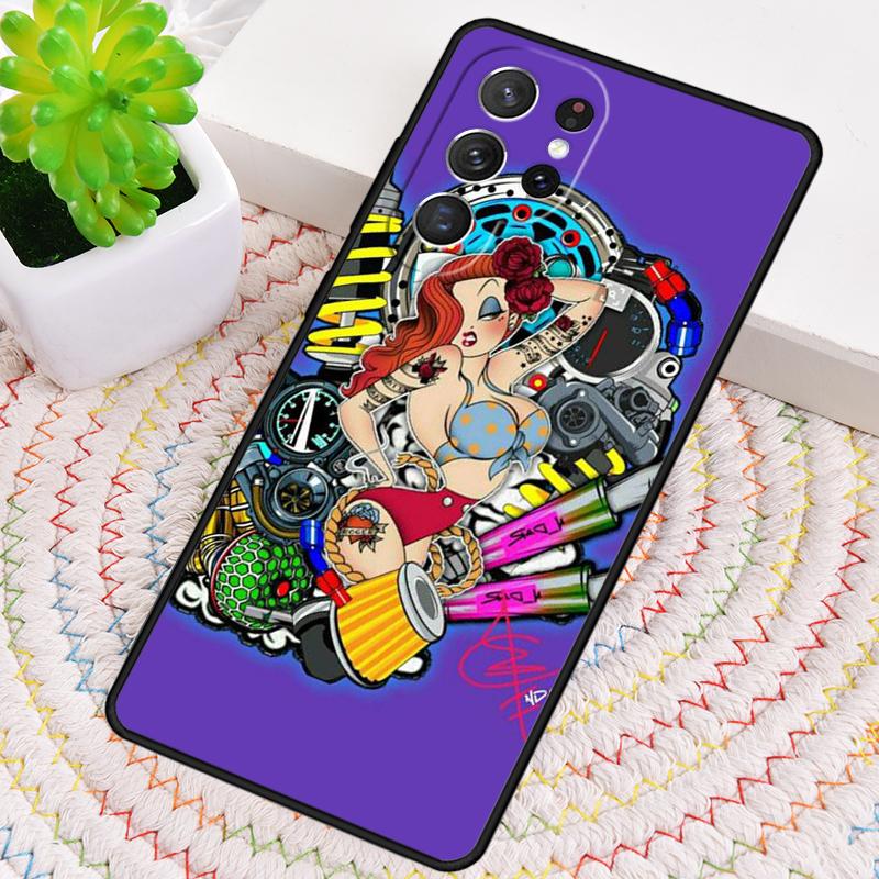 Automobile Spare Parts Car Engine Phone Case for Samsung Galaxy note 10 pro S26 Ultra S23 S24 FE S25 S21 S22 PLUS Cover